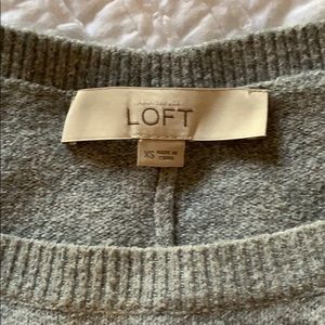 Ann Taylor LOFT gray sweater